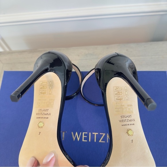 Stuart Weitzman Nudistcurve Ankle Strap Women’s Sandal 7 - Picture 13 of 13